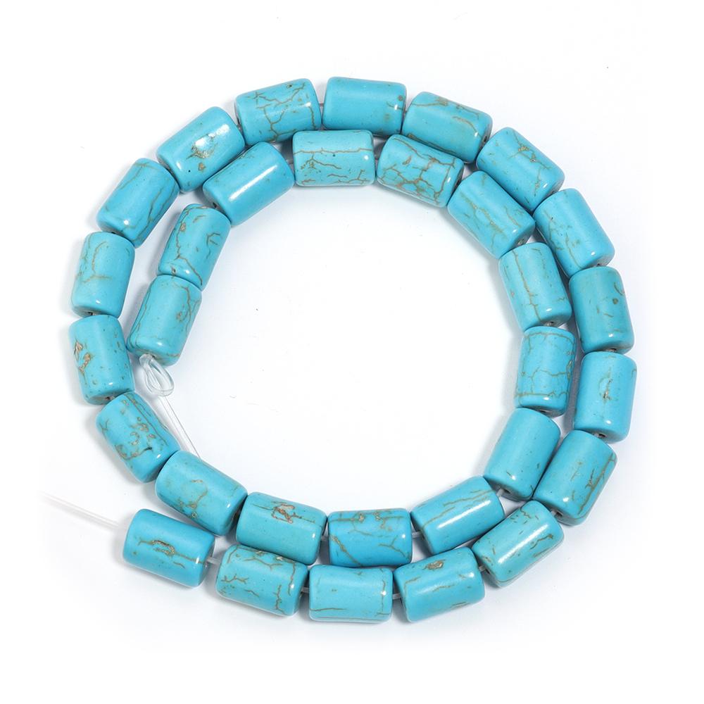 1 Strand Cylindrical Turquoise Beads Natural Stone Beads Tube Shaped Loose Spacer Beads For Jewelry Making DIY Accessories 4x6mm apx 62pcs синий
1 Strand Cylindrical Turquoise Beads Natural Stone Beads Tube Shaped Loose Spacer Beads For Jewelry Making DIY Accessories 4x6mm apx 62pcs синий