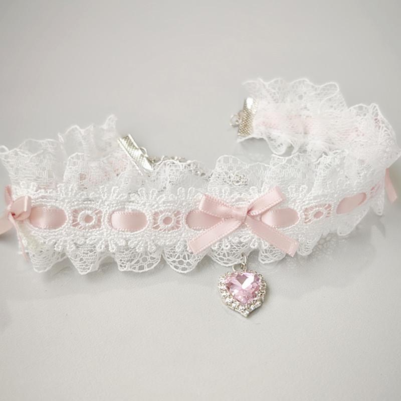 New Anime Style Lolita Choker Necklace with Bow Lace Kawaii Gothic Collar for Cosplay Velvet Ribbon Choker Daily Wear Neck
New Anime Style Lolita Choker Necklace with Bow Lace Kawaii Gothic Collar for Cosplay Velvet Ribbon Choker Daily Wear Neck