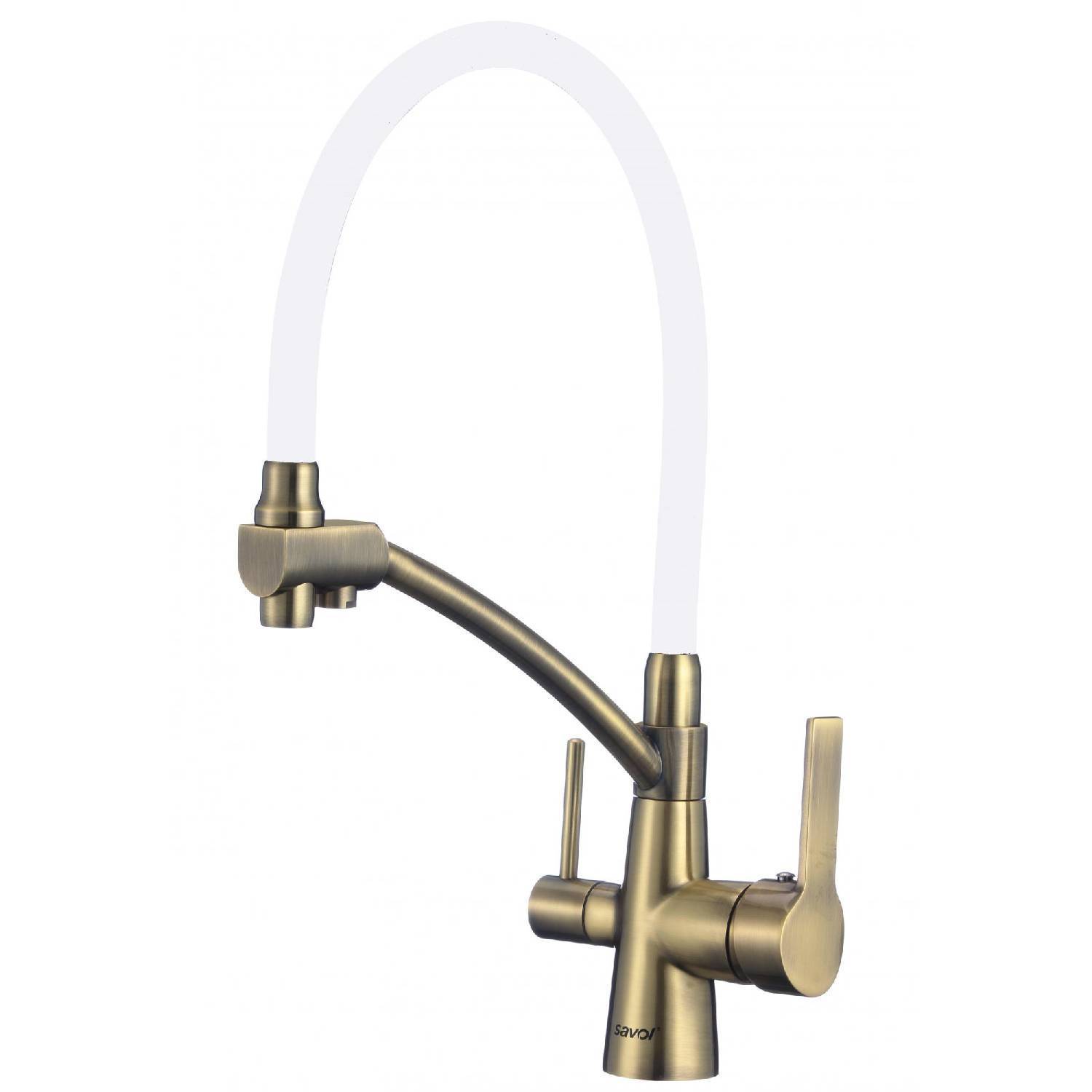 Смеситель для кухни под фильтром Savol S-l1805c-02
Смеситель для кухни под фильтром Savol S-l1805c-02