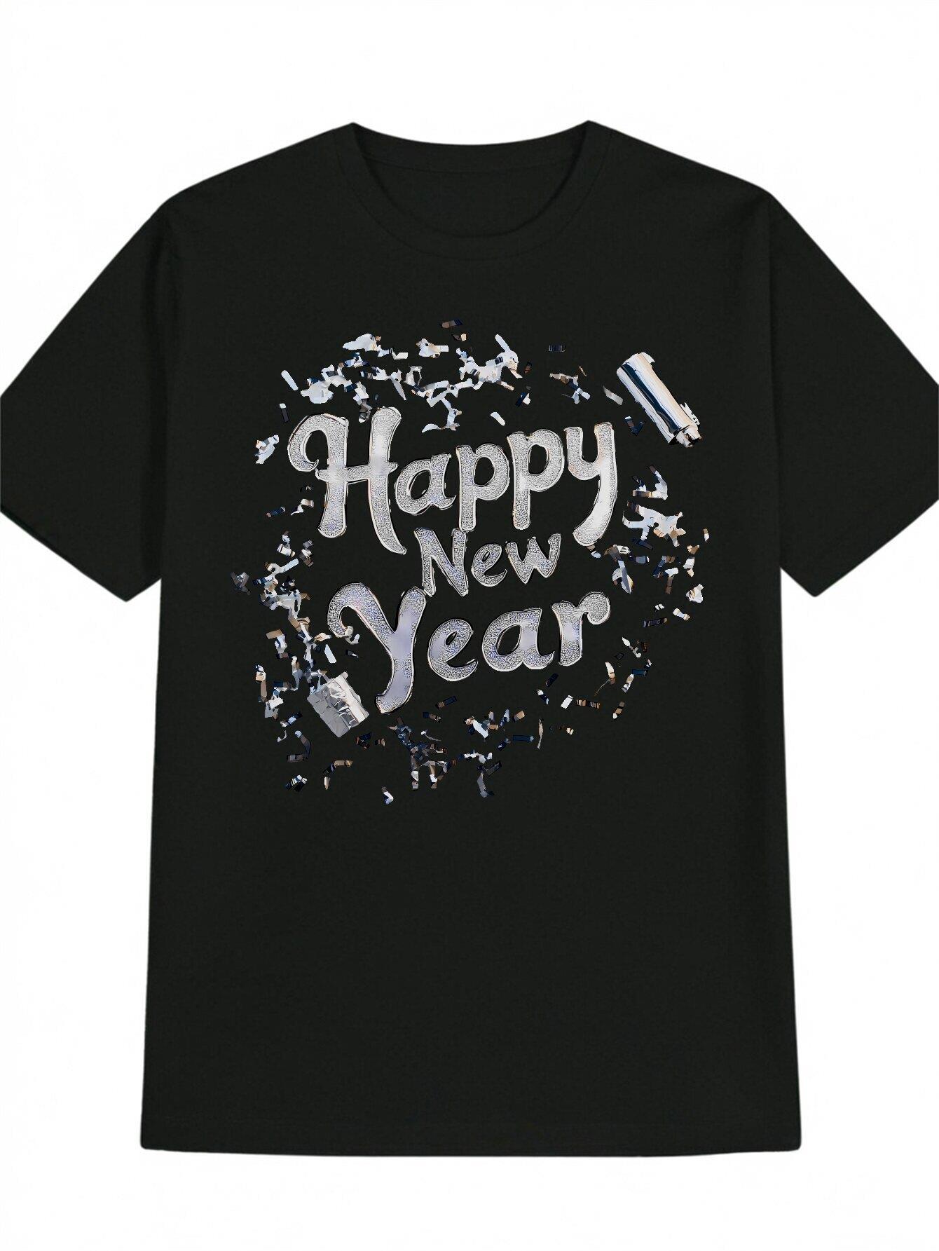 Men S T-Shirt for New Year S Eve Celebrations - Features a Loose Fit Crew Neck with a Fireworks And Confetti Design XXXXL
Men S T-Shirt for New Year S Eve Celebrations - Features a Loose Fit Crew Neck with a Fireworks And Confetti Design XXXXL