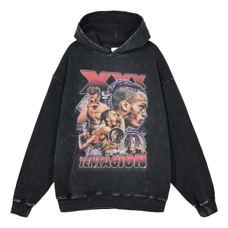 American Retro XXXTentacion Character Print Hip Hop Hoodie Sweatshirt L
American Retro XXXTentacion Character Print Hip Hop Hoodie Sweatshirt L
