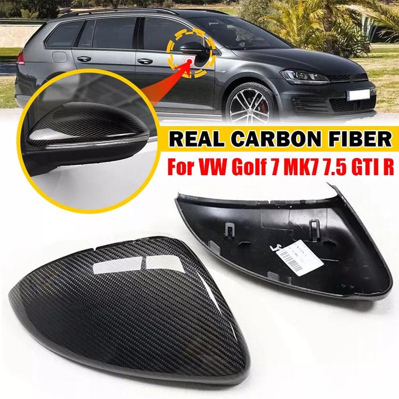 For VW GOLF 7 MK7 MK7.5 R GTI 2014- Real Carbon Fiber Car Replacement Rearview Side Mirror Wing Cover Cap Exterior Case Trim
For VW GOLF 7 MK7 MK7.5 R GTI 2014- Real Carbon Fiber Car Replacement Rearview Side Mirror Wing Cover Cap Exterior Case Trim
