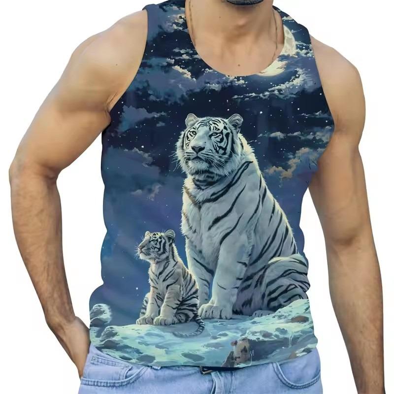 Мужская мода Летний тренд Майки без рукавов с графикой тигра 3D Принты животных Мужской жилет Крутая уличная одежда Футболки оверсайз Топы 6XL
Мужская мода Летний тренд Майки без рукавов с графикой тигра 3D Принты животных Мужской жилет Крутая уличная одежда Футболки оверсайз Топы 6XL