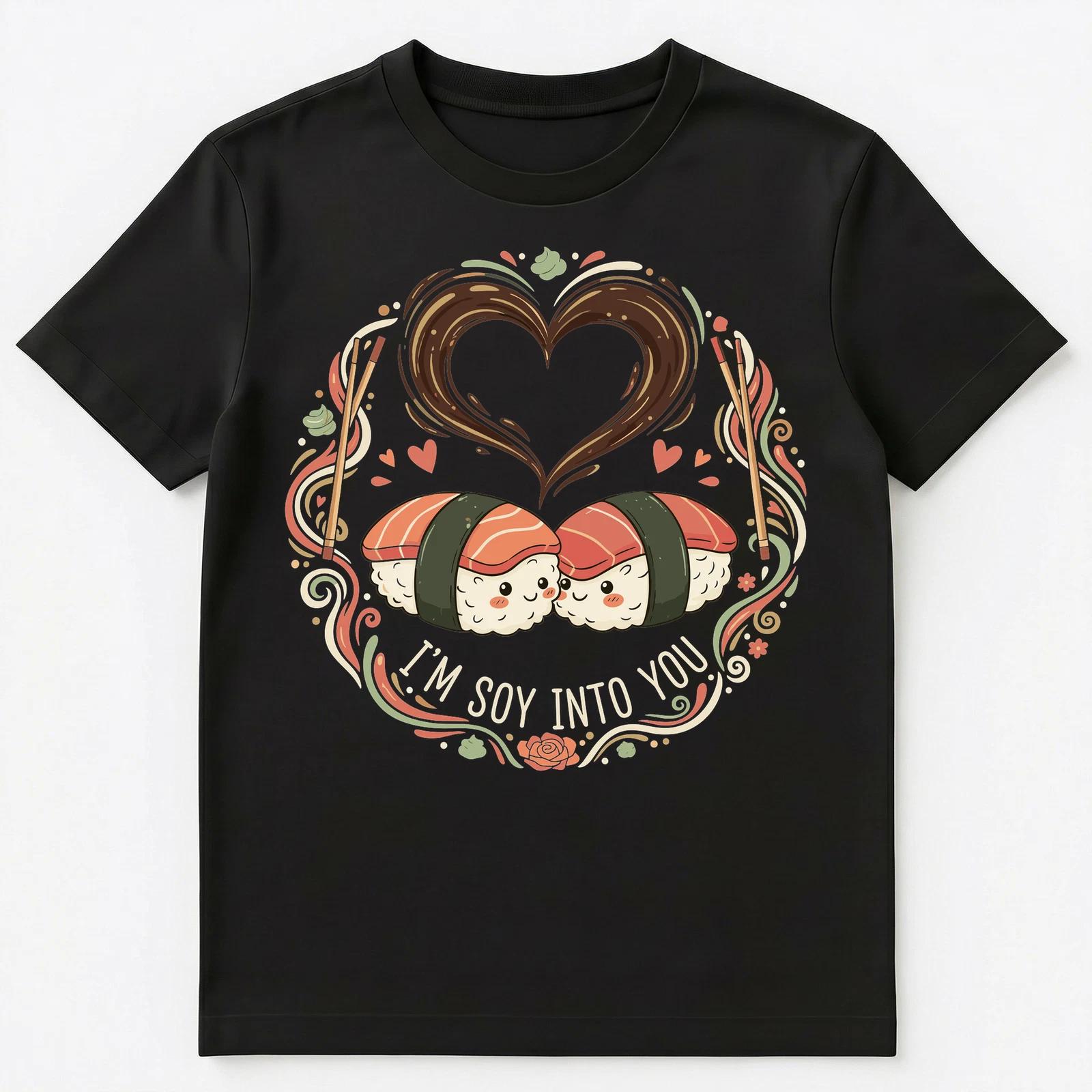Sushi Lover Adorable Romantic Foodie Expression Unisex T-Shirt S
Sushi Lover Adorable Romantic Foodie Expression Unisex T-Shirt S