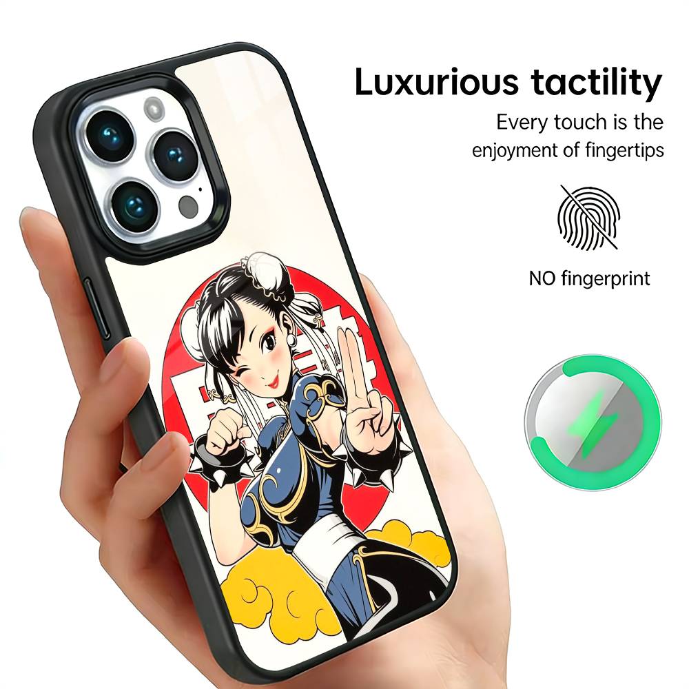 S-Street Fighter ChunLi Chun Li Phone Case For IPhone17 16 15 14 13 12 11 Plus Pro Max Plus Wireless Charger Cover Funda iPhone14
S-Street Fighter ChunLi Chun Li Phone Case For IPhone17 16 15 14 13 12 11 Plus Pro Max Plus Wireless Charger Cover Funda iPhone14