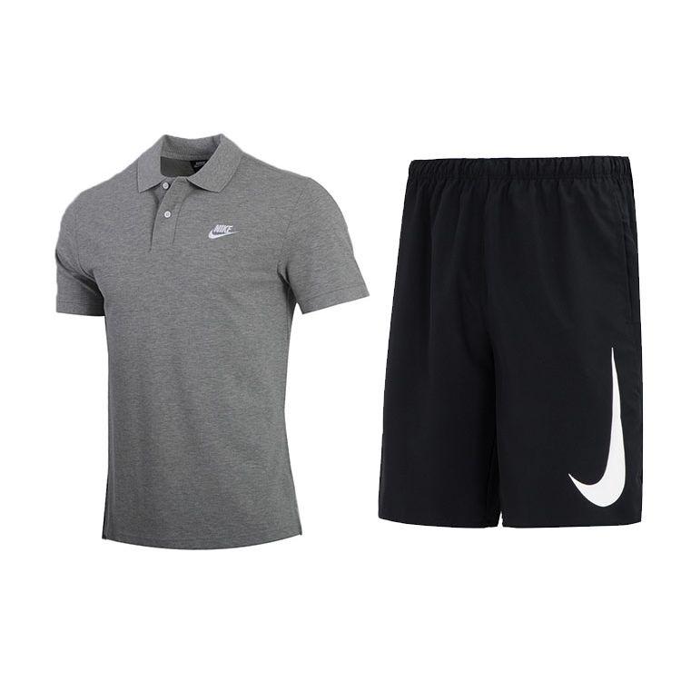 Nike Футболка-поло с коротким рукавом и логотипом, однотонные шорты с принтом, повседневный спортивный комплект, мужские комплекты CJ4457-063+DX0905-010 S
Nike Футболка-поло с коротким рукавом и логотипом, однотонные шорты с принтом, повседневный спортивный комплект, мужские комплекты CJ4457-063+DX0905-010 S
