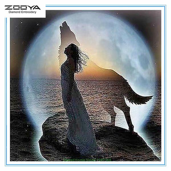 ZOOYA DIY 3D круглая алмазная картина волк женщина вышивка крестиком домашний декор
ZOOYA DIY 3D круглая алмазная картина волк женщина вышивка крестиком домашний декор