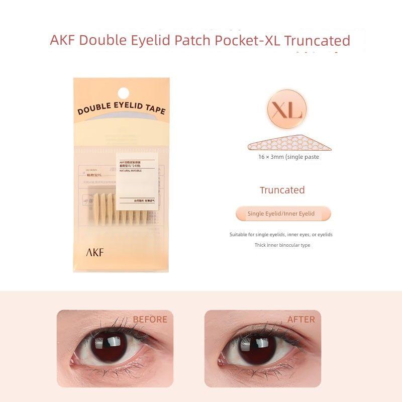 AKF Super Invisible Beauty Olive Double Eyelid Stickers (Bag) Cut-Off Type XL 224 Stickers, Free Tweezers
AKF Super Invisible Beauty Olive Double Eyelid Stickers (Bag) Cut-Off Type XL 224 Stickers, Free Tweezers
