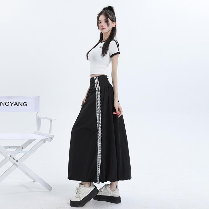 Jinyin Women s A-line High Waist Quick-Dry Black Lace Stripe Midi Skirt with Short Sleeve Medium
Jinyin Women s A-line High Waist Quick-Dry Black Lace Stripe Midi Skirt with Short Sleeve Medium