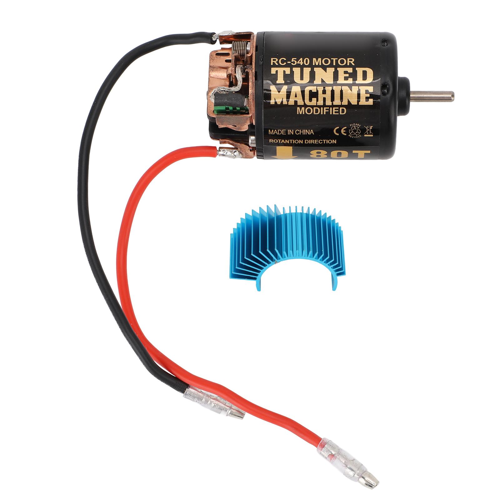 RC Car Brushed Motor 110 RC Crawler Car 540 Brushed Motor with Blue Heatsink for Axial Scx10 80T
RC Car Brushed Motor 110 RC Crawler Car 540 Brushed Motor with Blue Heatsink for Axial Scx10 80T