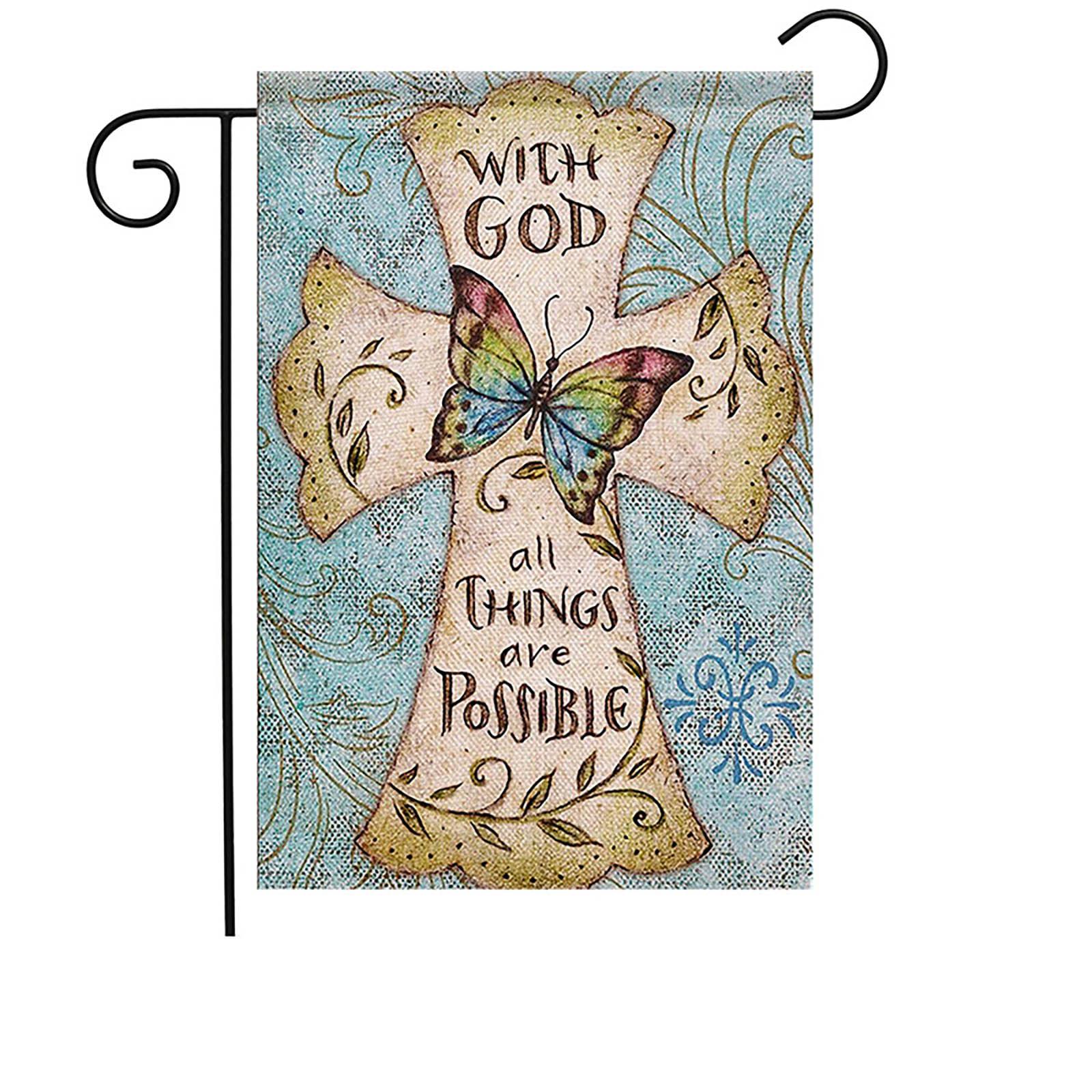 Garden Flags Easter Garden Flags Double Sided, Happy Easter Garden Flags For Yard Outdoor Easter Decorations 32x45cm One Size
Garden Flags Easter Garden Flags Double Sided, Happy Easter Garden Flags For Yard Outdoor Easter Decorations 32x45cm One Size