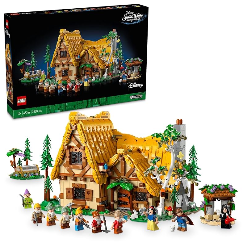 Lego disney princess Будиночок у лісі, де живуть Білосніжка та сім гномів іграшки іграшка подарунок на день народження блок день матері день батька чоловік жінка
Lego disney princess Будиночок у лісі, де живуть Білосніжка та сім гномів іграшки іграшка подарунок на день народження блок день матері день батька чоловік жінка