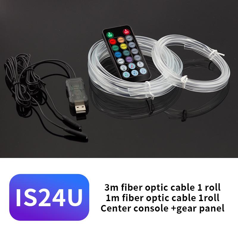 IS24U 2 Rolls 3m+1m Car Fiber Optic Ambient Strip Light Remote Control Atmosphere Neon Lighting Kit Type A
IS24U 2 Rolls 3m+1m Car Fiber Optic Ambient Strip Light Remote Control Atmosphere Neon Lighting Kit Type A