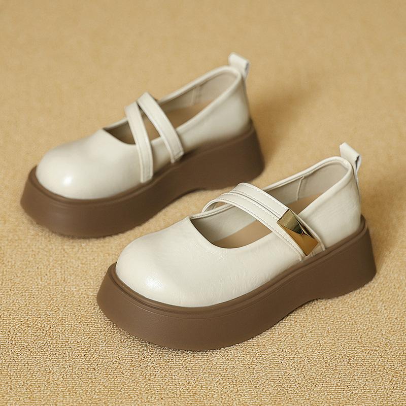 Женские туфли Мэри Джейн осень 2025 новые модели с юбками большая голова одинарные туфли платформа маффин французские черные маленькие кожаные туфли 35
Женские туфли Мэри Джейн осень 2025 новые модели с юбками большая голова одинарные туфли платформа маффин французские черные маленькие кожаные туфли 35