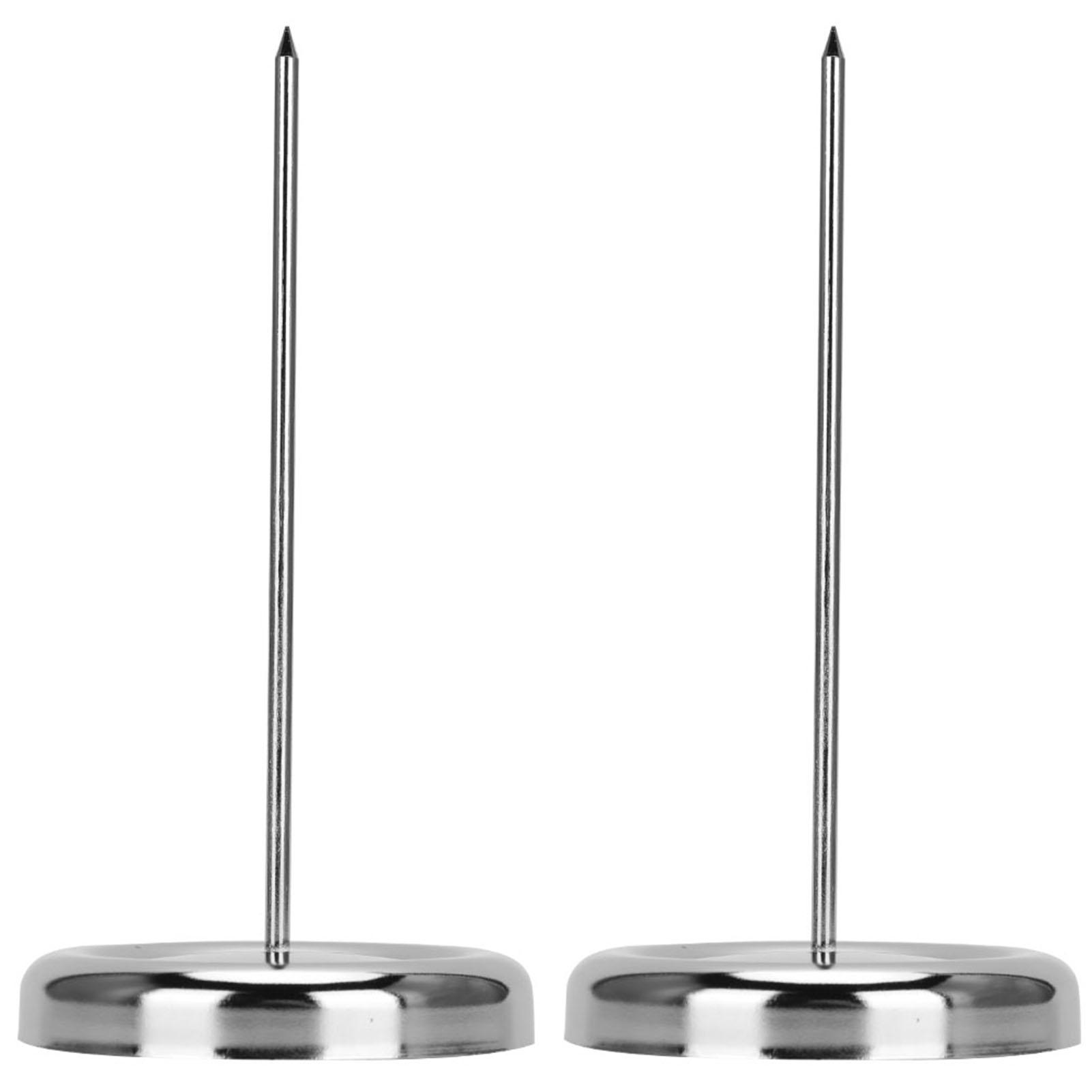 2PCS Invoice Fork Stainless Steel Straight Spike Desk Receipt Holder for Restaurant Service Places
2PCS Invoice Fork Stainless Steel Straight Spike Desk Receipt Holder for Restaurant Service Places