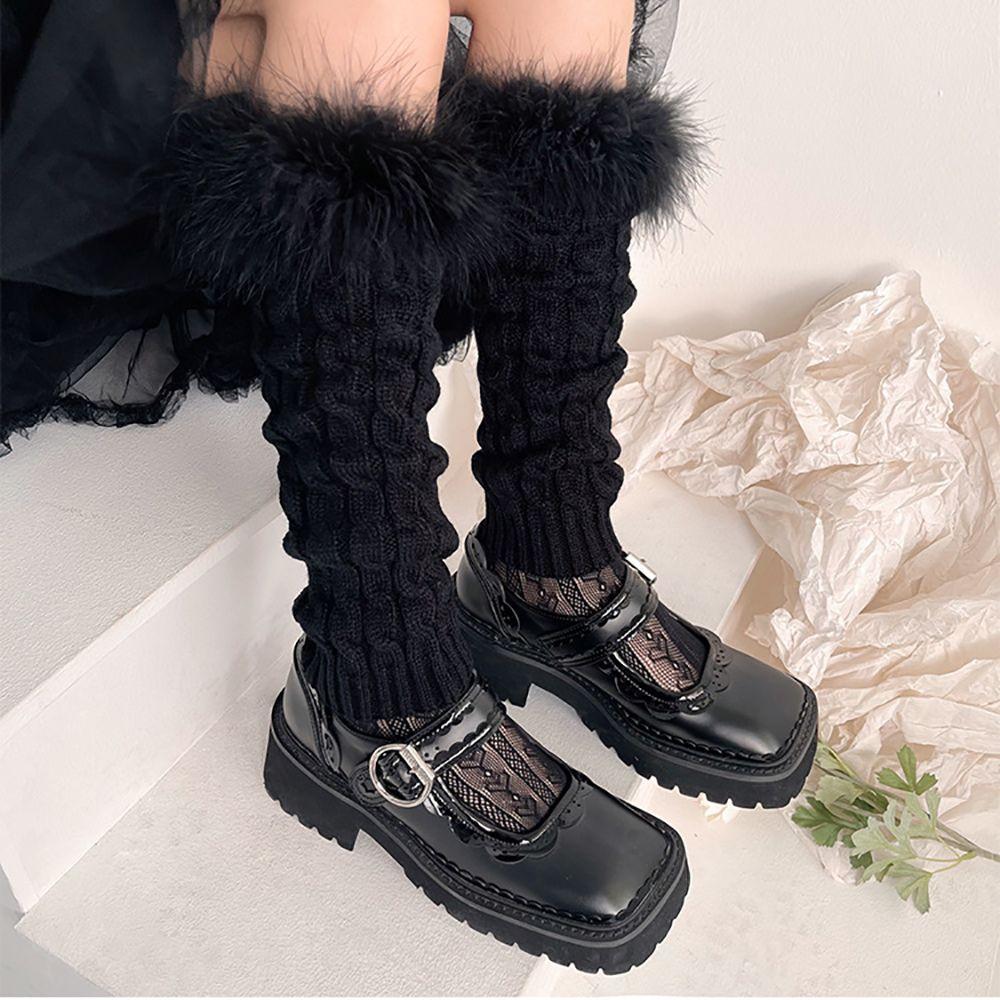 Solid Color Wool Middle Tube Knitted Foot Cover Women Leg Warmers Twist Stripe Lolita Boots Cover белый
Solid Color Wool Middle Tube Knitted Foot Cover Women Leg Warmers Twist Stripe Lolita Boots Cover белый