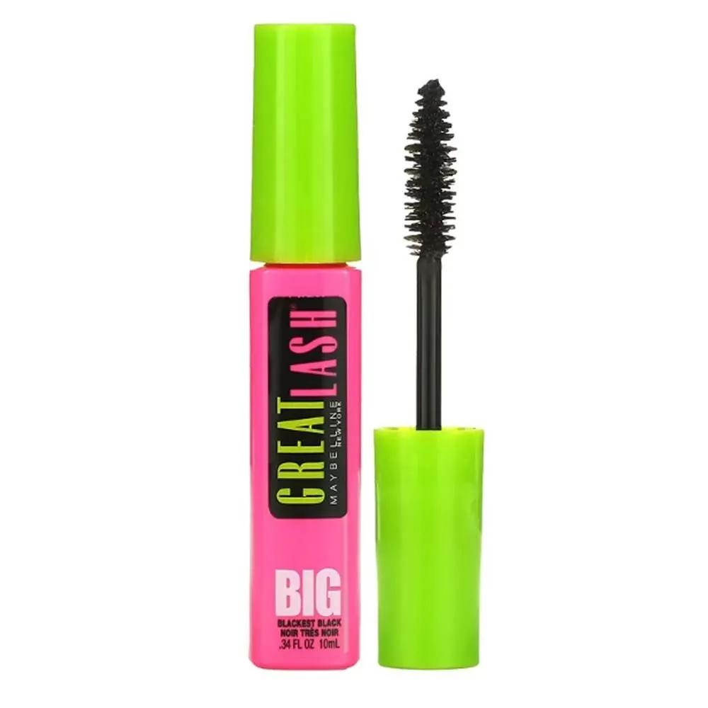 Maybelline New York Great Lash, Big Mascara, 130 Blackest Black, 0.34 fl oz (10 ml) 130 Blackest Black
Maybelline New York Great Lash, Big Mascara, 130 Blackest Black, 0.34 fl oz (10 ml) 130 Blackest Black