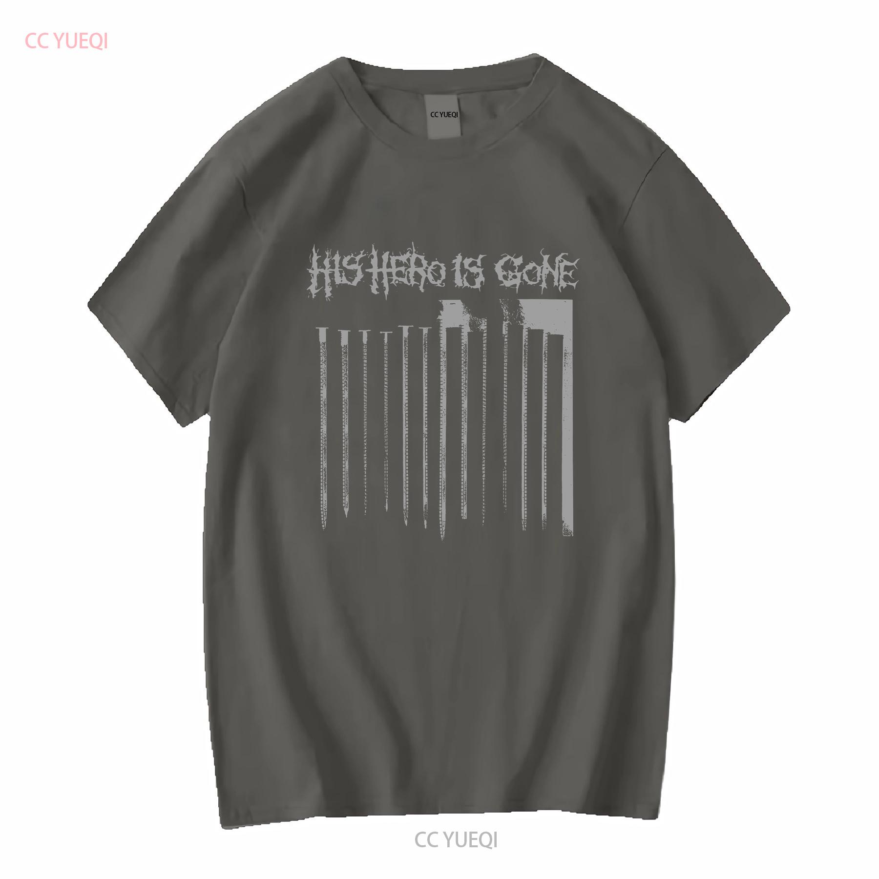 His Hero Is Gone T shirt hardcore punk d beat crust anti cimex tragedy wolfbrigade from ashes rise long or short sleeves L
His Hero Is Gone T shirt hardcore punk d beat crust anti cimex tragedy wolfbrigade from ashes rise long or short sleeves L