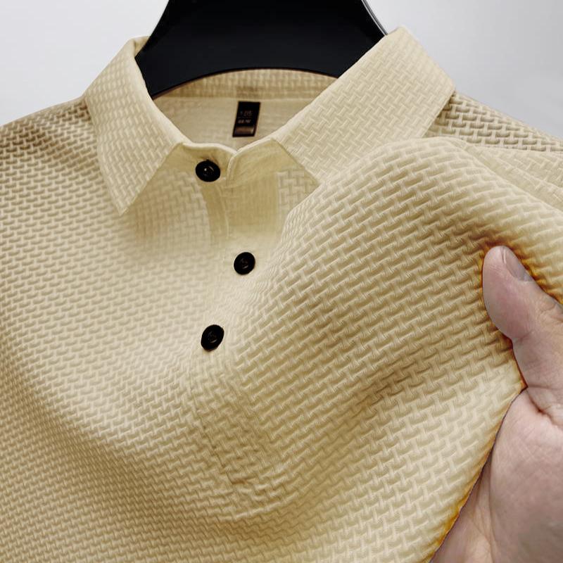 Футболка Mesh Ice Silk с короткими рукавами, мужская рубашка с воротником, летняя однотонная рубашка-поло 3XL дубильная кора
Футболка Mesh Ice Silk с короткими рукавами, мужская рубашка с воротником, летняя однотонная рубашка-поло 3XL дубильная кора