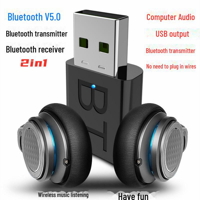 USB-адаптер для бездротового аудіоприймача та передавача 2-в-1 із подвійним виходом Single receiving USB + AUX output
USB-адаптер для бездротового аудіоприймача та передавача 2-в-1 із подвійним виходом Single receiving USB + AUX output