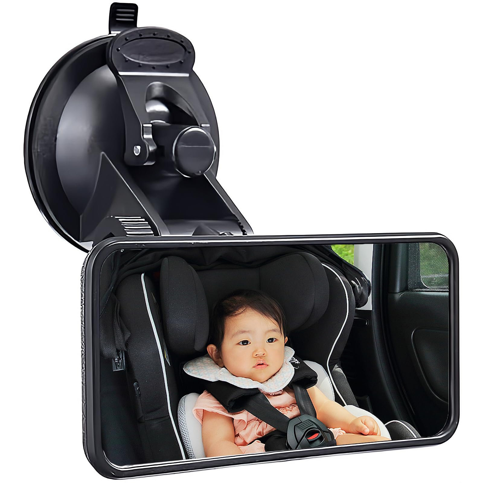 Car Baby Auxiliary Blind Spot 10kg Suction Cup Directional Glass Easy Can be Installed on Surfaces Other Than Child Seat Safe Driving with 120x58mm
Car Baby Auxiliary Blind Spot 10kg Suction Cup Directional Glass Easy Can be Installed on Surfaces Other Than Child Seat Safe Driving with 120x58mm
