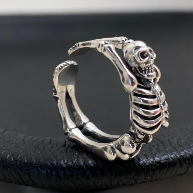 Кольцо Chiba European And American Retro Thai Silver Skull Skeleton Open Ring Punk Dark Cold Men and Women s Universal Silver Ring adjustable
Кольцо Chiba European And American Retro Thai Silver Skull Skeleton Open Ring Punk Dark Cold Men and Women s Universal Silver Ring adjustable