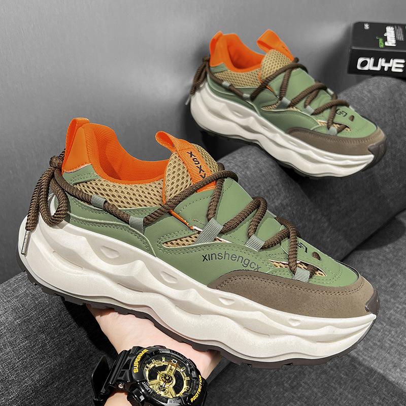 Streetwear Mens Platform Sneakers Fashion Green Casual Sport Shoes Men Mesh Breathable Designer Trainer Men Chunky Sneakers 44
Streetwear Mens Platform Sneakers Fashion Green Casual Sport Shoes Men Mesh Breathable Designer Trainer Men Chunky Sneakers 44