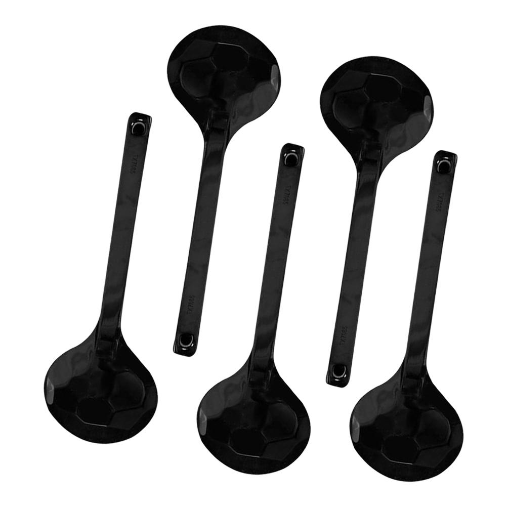 5 Pcs Asian Soup Spoons Hot Pot Seasoning Porridge Rice Flour Restaurant Melamine чёрный
5 Pcs Asian Soup Spoons Hot Pot Seasoning Porridge Rice Flour Restaurant Melamine чёрный