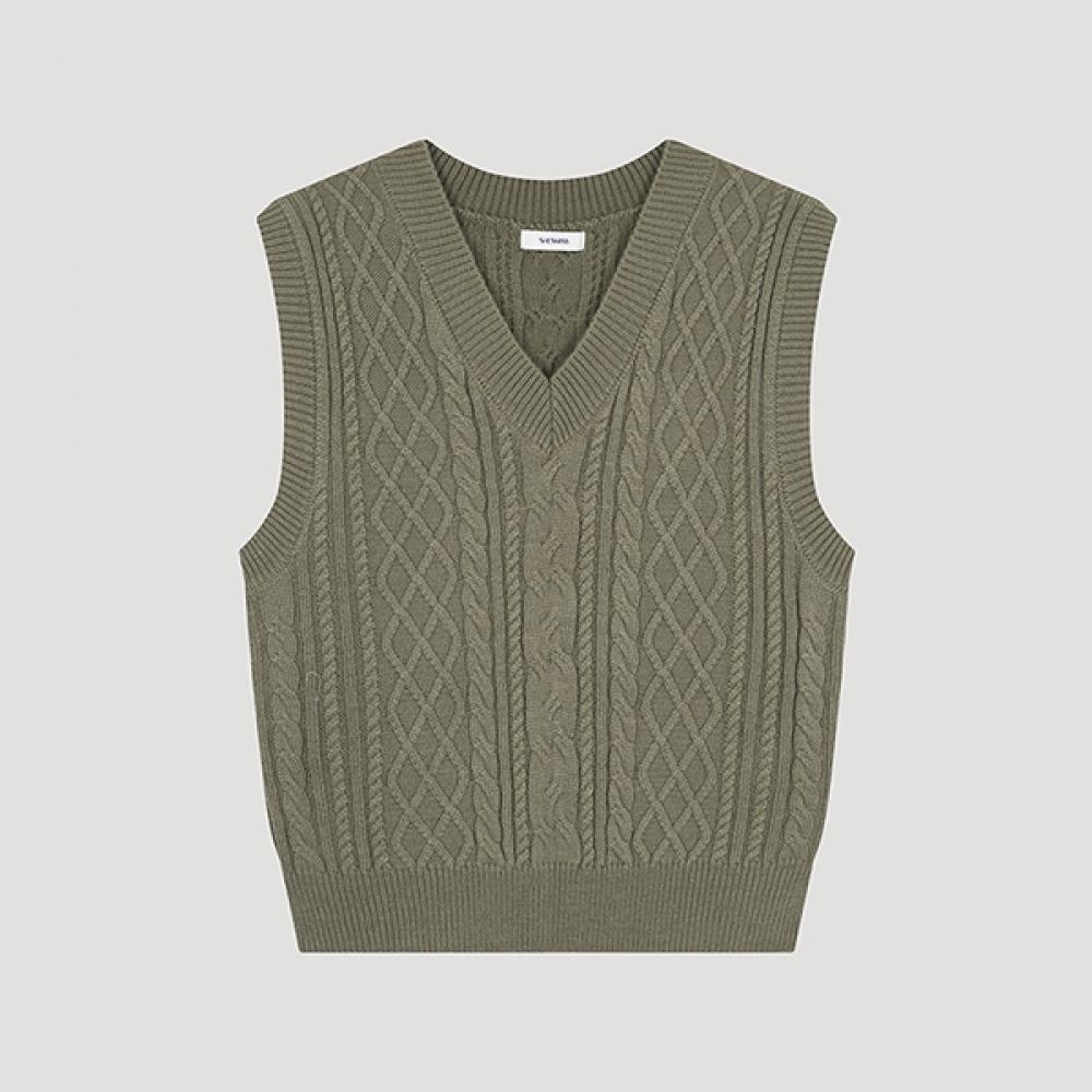 She S miss Вязаный жилет с V-образным вырезом SSkVto42590 Kh Khaki/55
She S miss Вязаный жилет с V-образным вырезом SSkVto42590 Kh Khaki/55