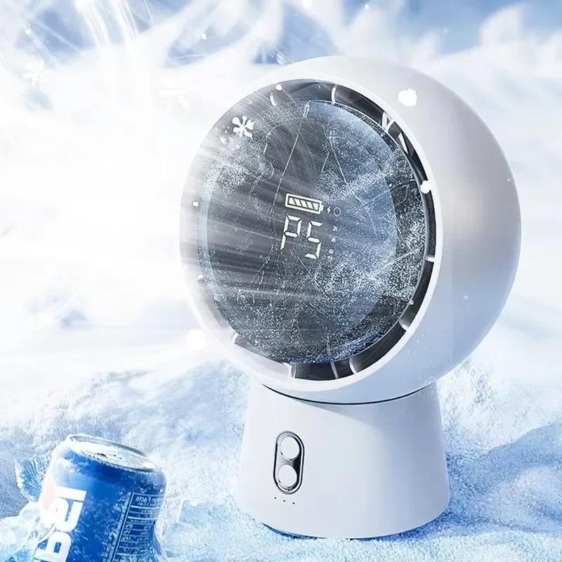 5000mAh Bladeless Wireless Table Fan Rechargeable Portable Fan 5 Wind Speeds Mini Desktop Fans For Bedroom Home Office Camping темно-сірий
5000mAh Bladeless Wireless Table Fan Rechargeable Portable Fan 5 Wind Speeds Mini Desktop Fans For Bedroom Home Office Camping темно-сірий