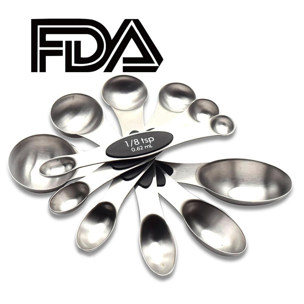 6PCS Stainless Steel Double Head Measuring Spoon with Scale Magnetic Storage Design 6pcs black#1
6PCS Stainless Steel Double Head Measuring Spoon with Scale Magnetic Storage Design 6pcs black#1