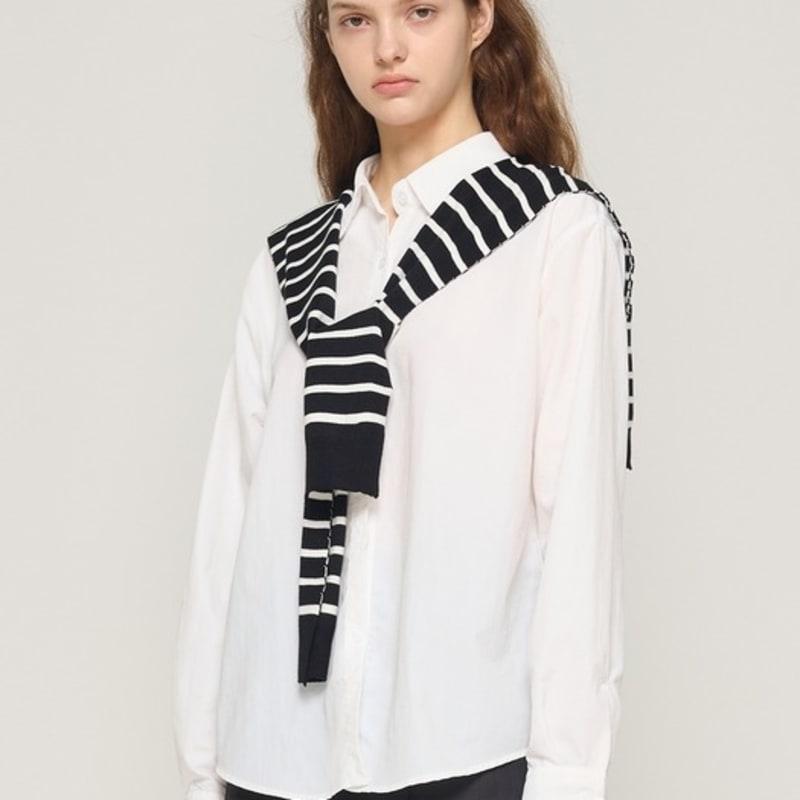 CARGOBROS Полосатое многослойное вязаное пончо (черный) FREE
CARGOBROS Полосатое многослойное вязаное пончо (черный) FREE