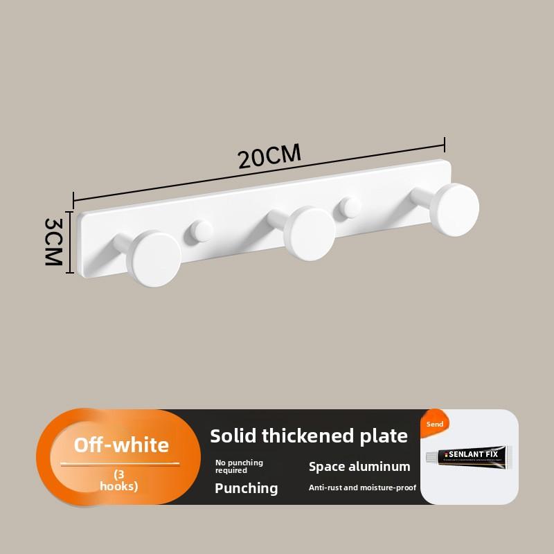 Настенная вешалка для одежды без сверления Mushroom Head 3-Hook кремовый/белый
Настенная вешалка для одежды без сверления Mushroom Head 3-Hook кремовый/белый