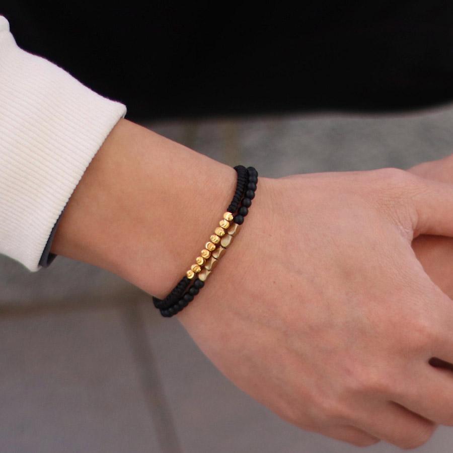 2Pcs Bracelet Set For Men Irregular Gold Color Beads Handmade Braided Good Luck String Braclet Father Day Gift Casual Pulseria чёрный
2Pcs Bracelet Set For Men Irregular Gold Color Beads Handmade Braided Good Luck String Braclet Father Day Gift Casual Pulseria чёрный