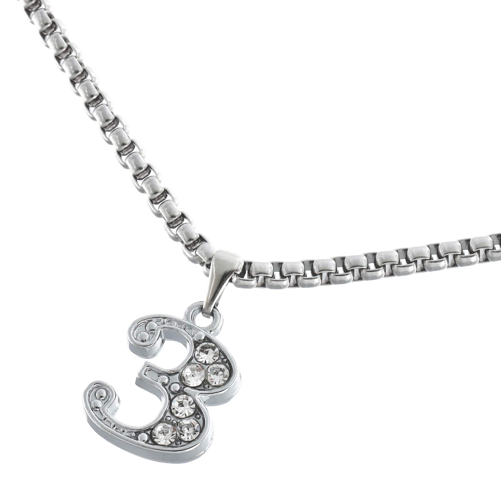 Number 3 Necklace that can be worn without taking it off even when Venetian stainless for men and women bathing, chain, steel, 50cm, (Number 3)
Number 3 Necklace that can be worn without taking it off even when Venetian stainless for men and women bathing, chain, steel, 50cm, (Number 3)