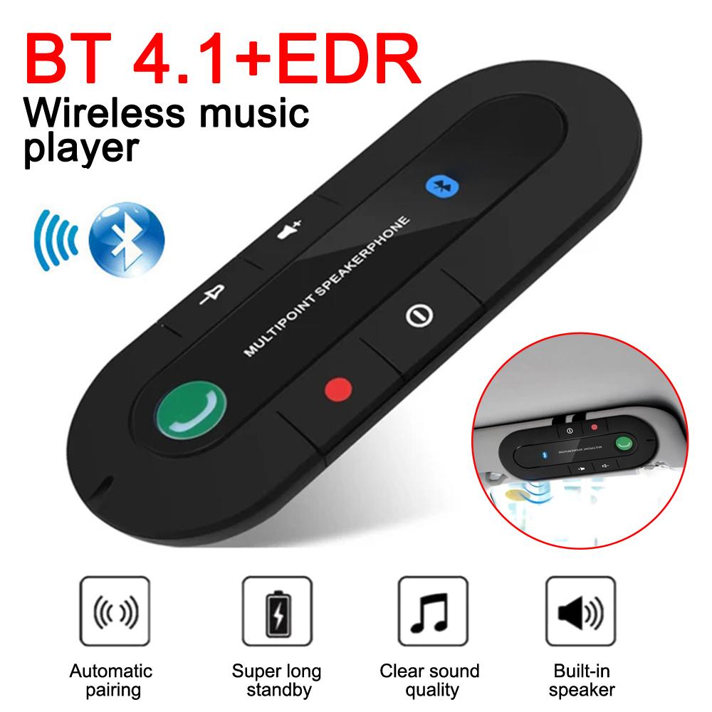 Новый беспроводной спикерфон V4.1, совместимый с Bluetooth, автомобильный комплект громкой связи, MP3-плеер, питание от USB, аудиоприемник, крепление для солнцезащитного козырька чёрный
Новый беспроводной спикерфон V4.1, совместимый с Bluetooth, автомобильный комплект громкой связи, MP3-плеер, питание от USB, аудиоприемник, крепление для солнцезащитного козырька чёрный