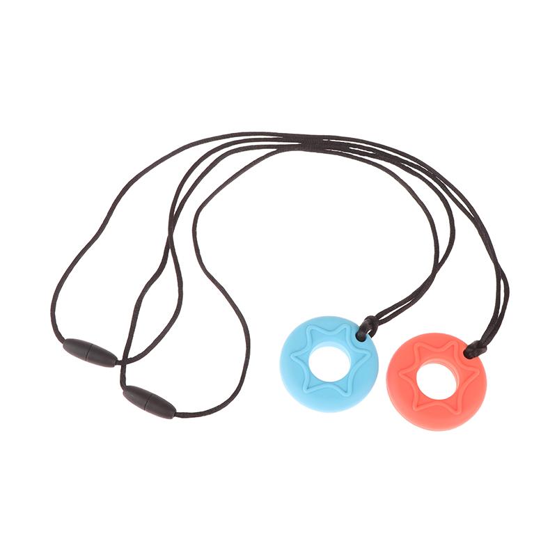 Baby Doughnut Teether Silicone Chew Necklace For Teething Autism Biting Chewing Baby Care Bpa Free Beads зелений
Baby Doughnut Teether Silicone Chew Necklace For Teething Autism Biting Chewing Baby Care Bpa Free Beads зелений