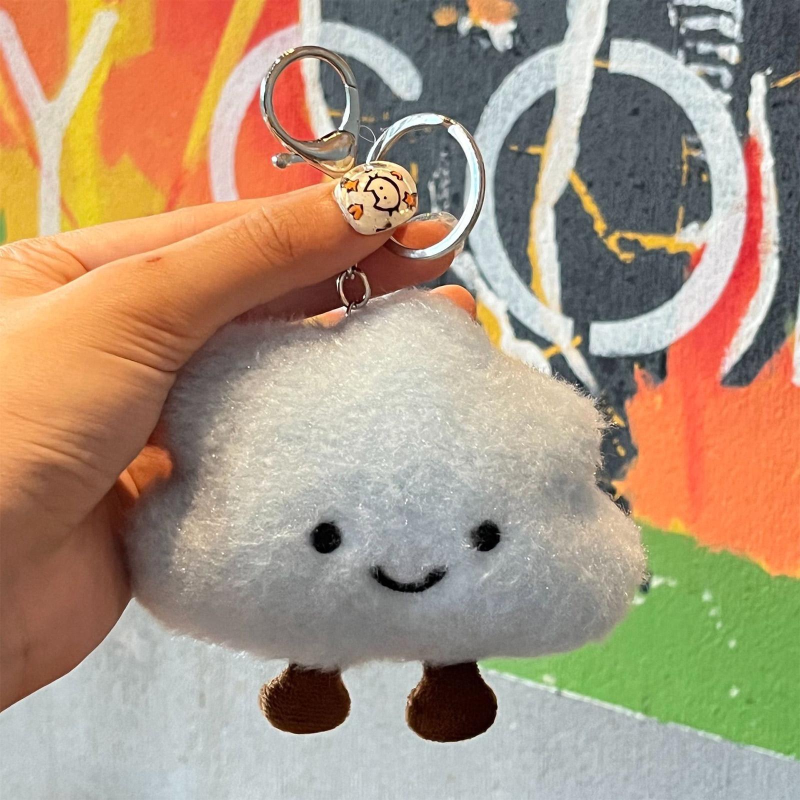 Cute Cloud Plush Pendant, Small Item, Cartoon Doll, Backpack, Hanging Decoration, Girl s Heart, Keychain One Size білий
Cute Cloud Plush Pendant, Small Item, Cartoon Doll, Backpack, Hanging Decoration, Girl s Heart, Keychain One Size білий