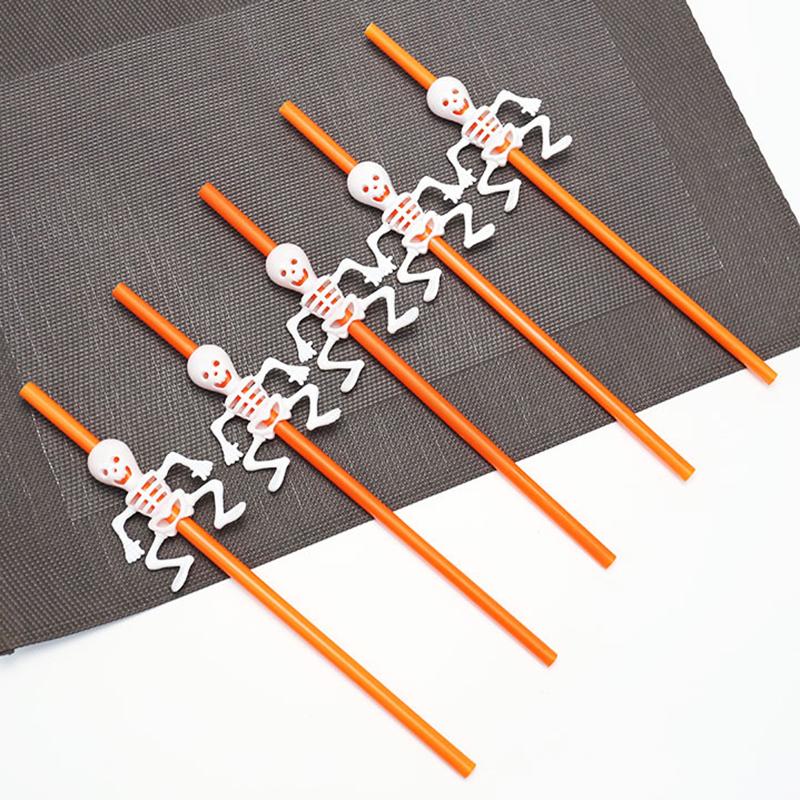 4pcs Halloween Bar KTV Creative Decorations Pumpkin Skull Beverages Cocktails Straws Halloween Gifts
4pcs Halloween Bar KTV Creative Decorations Pumpkin Skull Beverages Cocktails Straws Halloween Gifts
