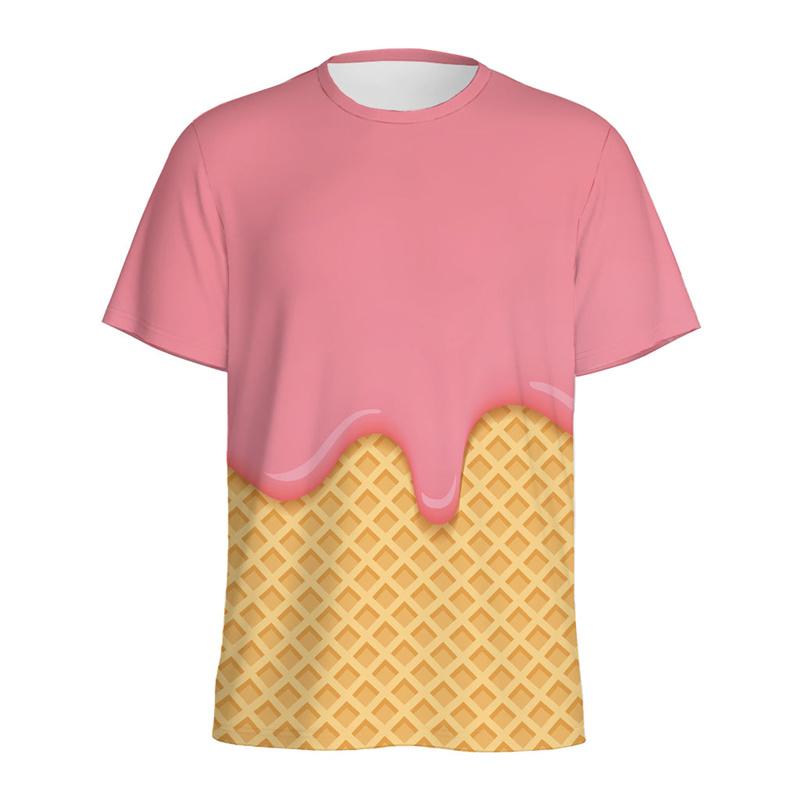 Cartoon Ice Cream Pattern T-shirt for Men 3D Printed Food T Shirt Summer Loose Short Sleeve Tops Kids Round Neck Tee Shirts 6XL
Cartoon Ice Cream Pattern T-shirt for Men 3D Printed Food T Shirt Summer Loose Short Sleeve Tops Kids Round Neck Tee Shirts 6XL
