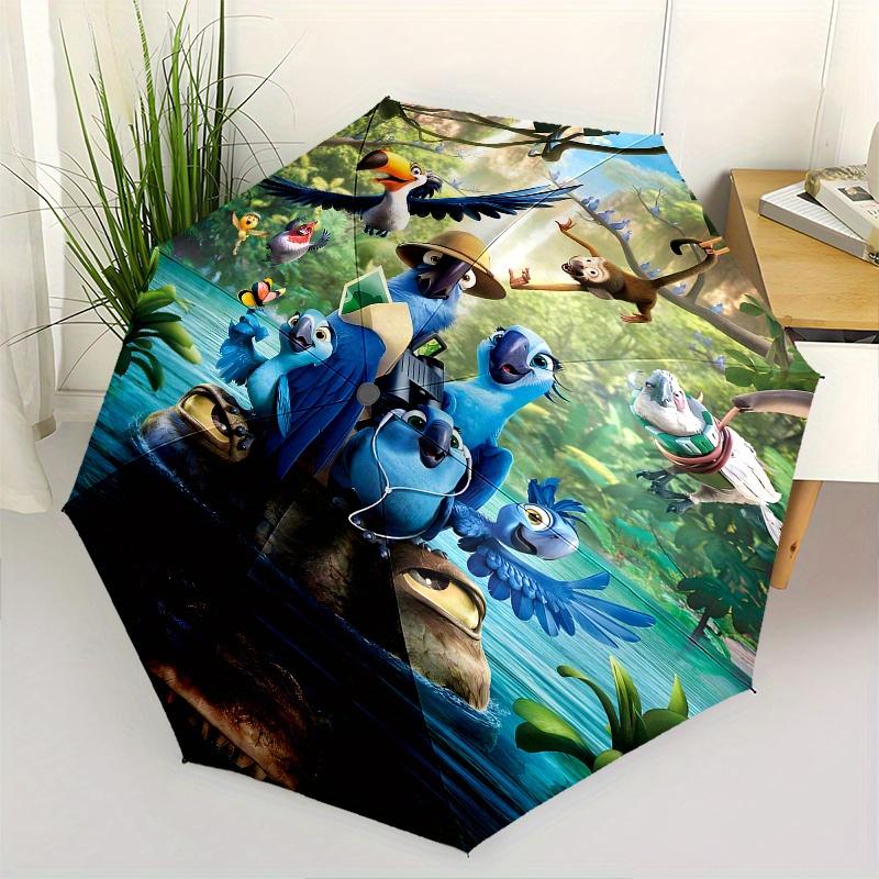 Jungle Adventure Birds Automatic Folding Umbrella 8 Ribs Lightweight Design, Durable Iron Frame, Compact and Portable, Ideal Birthday or C
Jungle Adventure Birds Automatic Folding Umbrella 8 Ribs Lightweight Design, Durable Iron Frame, Compact and Portable, Ideal Birthday or C
