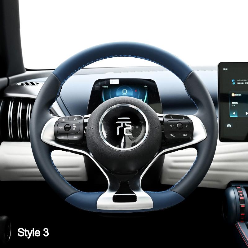 High Hand Sewing Stitching Car Steering Wheel Cover For BYD ATTO 3 Yuan Plus 2026 2026 2026 Nappa Leather Auto Interior Wrap
High Hand Sewing Stitching Car Steering Wheel Cover For BYD ATTO 3 Yuan Plus 2026 2026 2026 Nappa Leather Auto Interior Wrap