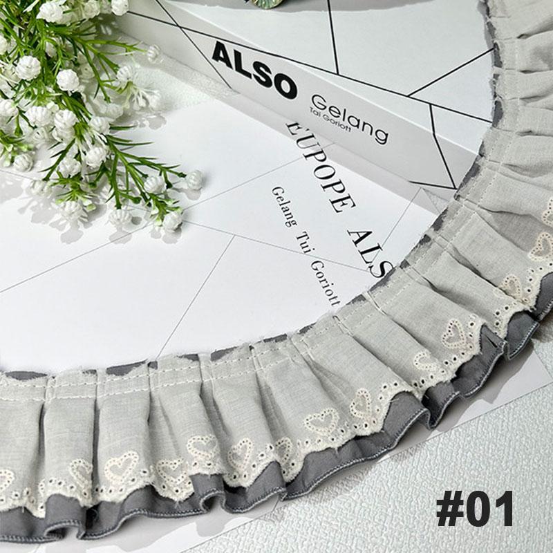 3Yard 1Yard Pure Cotton Embroidery Pleated Lace Handmade Diy Baby Clothes Skirt Hem Clothing Lace Curtains Home Decor Accessorie 1 Yard
3Yard 1Yard Pure Cotton Embroidery Pleated Lace Handmade Diy Baby Clothes Skirt Hem Clothing Lace Curtains Home Decor Accessorie 1 Yard