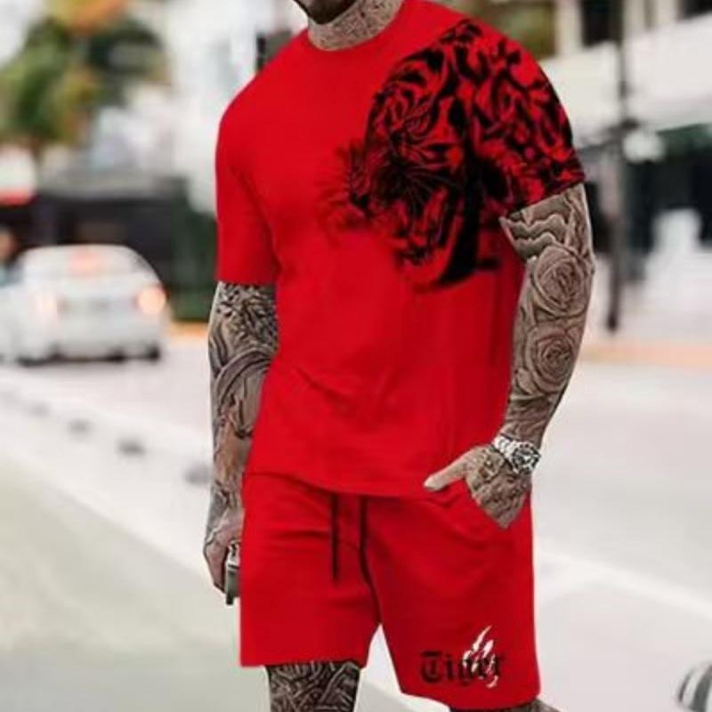 Men s Summer Round Neck T Shirt Shorts Set Lion Printed Set Men s Street Outdoor Fashion Hawaii Beach Vacation Casual Set 5XL
Men s Summer Round Neck T Shirt Shorts Set Lion Printed Set Men s Street Outdoor Fashion Hawaii Beach Vacation Casual Set 5XL