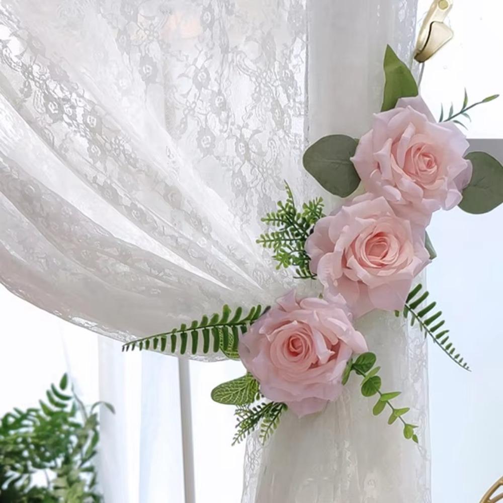 Hand Fixed Artificial Rose Curtain Tiebacks Elegant Curtain Buckle Living Room Style 4
Hand Fixed Artificial Rose Curtain Tiebacks Elegant Curtain Buckle Living Room Style 4