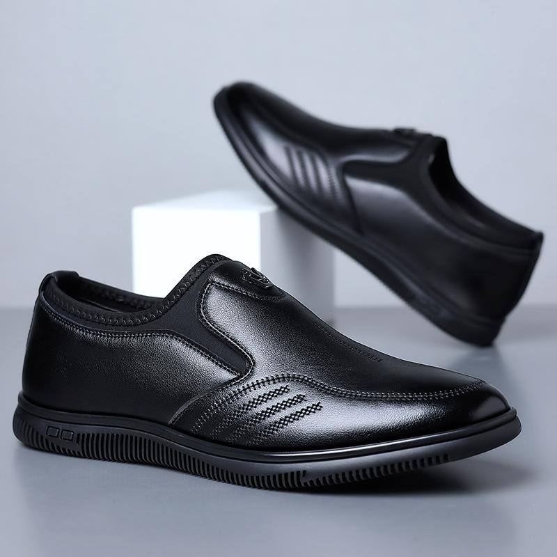 Leather shoes men s summer soft leather cowhide men s business casual leather shoes soft sole foot cover non-slip leather shoes 38 чёрный
Leather shoes men s summer soft leather cowhide men s business casual leather shoes soft sole foot cover non-slip leather shoes 38 чёрный