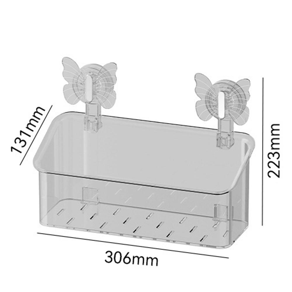 Butterfly Suction Cup Storage Basket Bathroom Hollowed Out Drain Racks Multifunctional Makeup Box Wall Mounted Cosmetics Holder сірий
Butterfly Suction Cup Storage Basket Bathroom Hollowed Out Drain Racks Multifunctional Makeup Box Wall Mounted Cosmetics Holder сірий