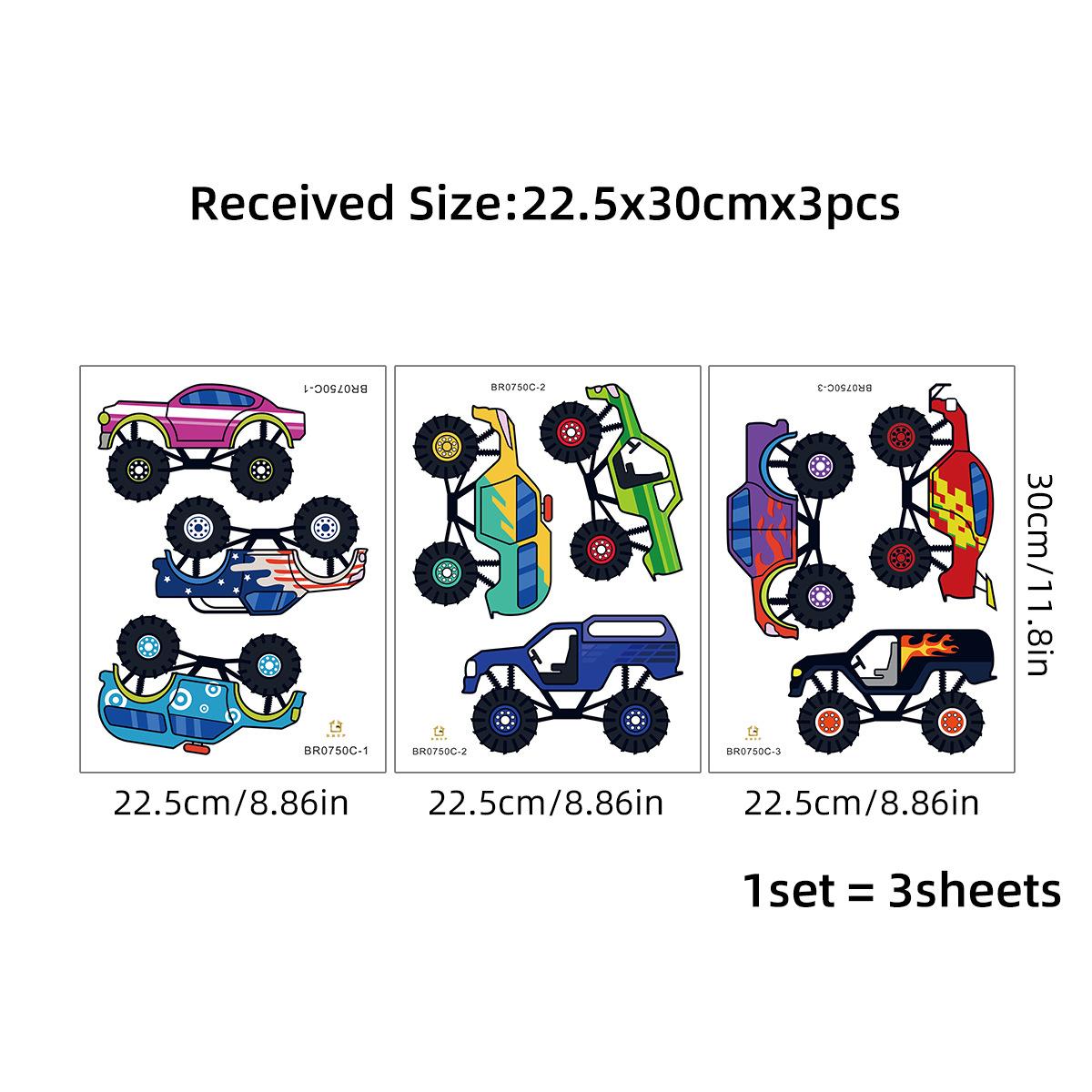 Cute Cartoon Vehicle Wall Sticker Children s Bedroom Background Decorative Sticker 22.5x30CM 3pcs
Cute Cartoon Vehicle Wall Sticker Children s Bedroom Background Decorative Sticker 22.5x30CM 3pcs