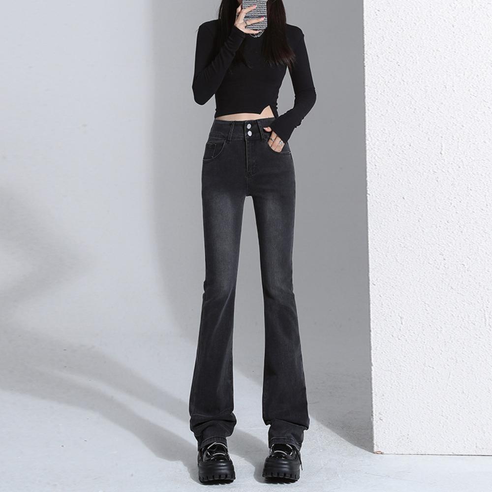 Spice Girl retro versatile double-buckle micro-flared jeans women s 2025 spring and autumn new high-waisted and thin jeans XL
Spice Girl retro versatile double-buckle micro-flared jeans women s 2025 spring and autumn new high-waisted and thin jeans XL