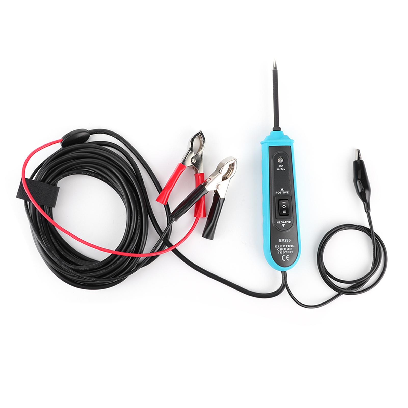624V Electric Circuit Tester Test Pen with LED Light Diagnostic Tool for Automotive RV Yacht
624V Electric Circuit Tester Test Pen with LED Light Diagnostic Tool for Automotive RV Yacht